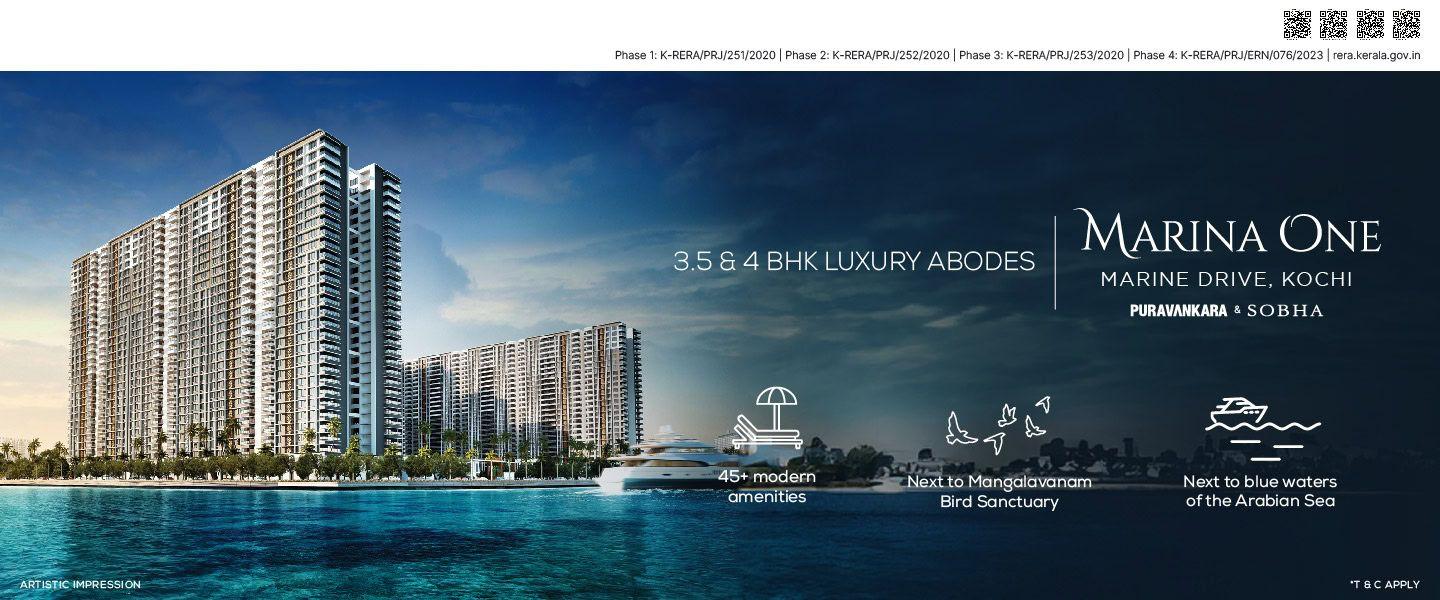 luxury apartments Marine Drive